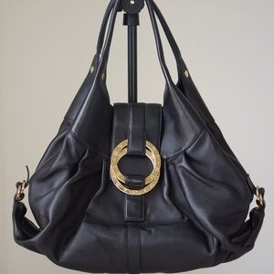 Chandra leather handbag